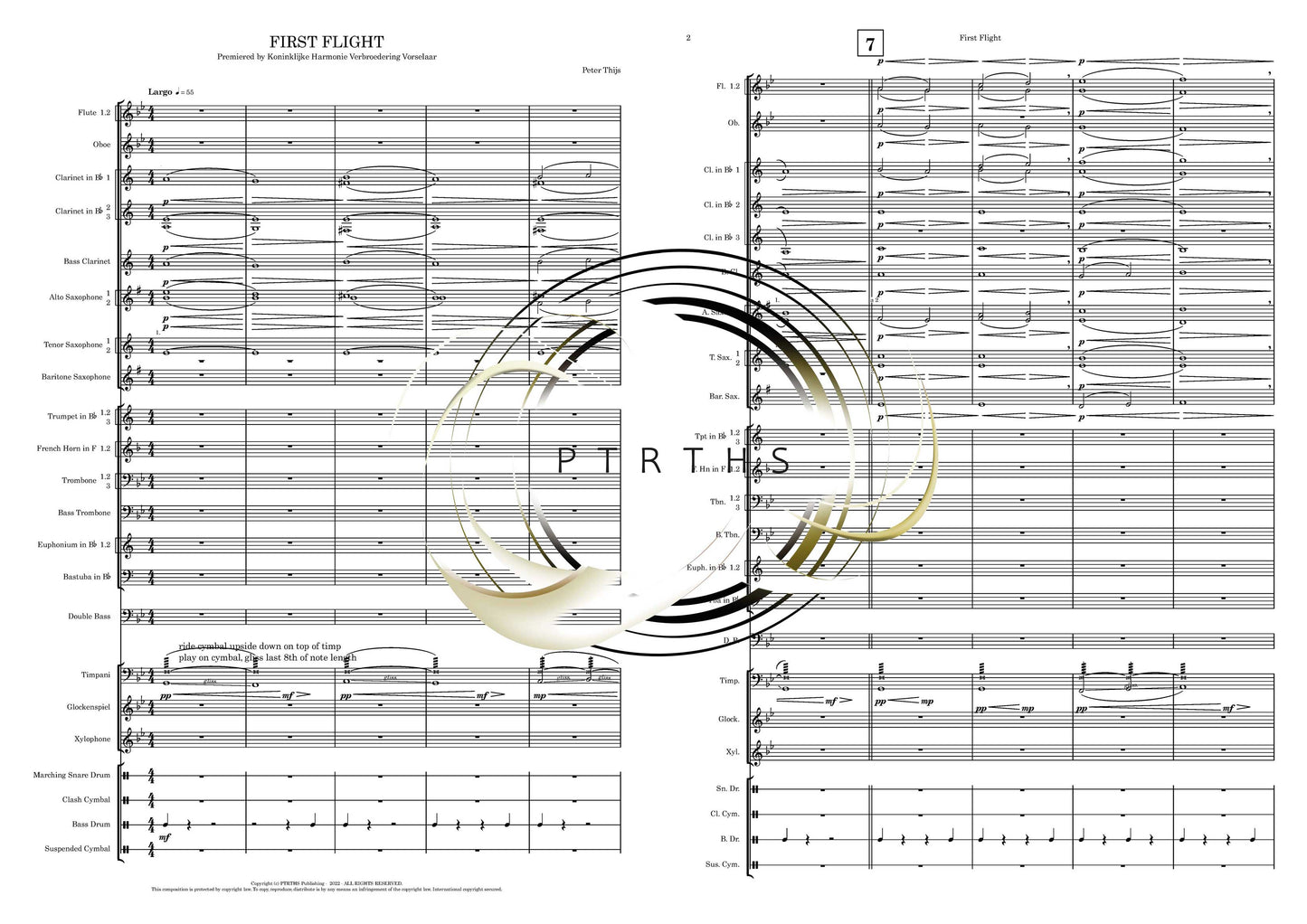 FIRST FLIGHT - concert band